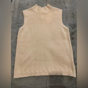 NWT Neiman Marcus ESCADA Wool and Cashmere Sleeveless Sweater - EU 40 - US 10
